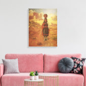 ヴィンテージインディアンウォーターキャリアバイEWロリンズ キャンバスプリント (インサイチュ (リビング))