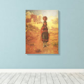 ヴィンテージインディアンウォーターキャリアバイEWロリンズ キャンバスプリント (インサイチュ (ウッドフロア))