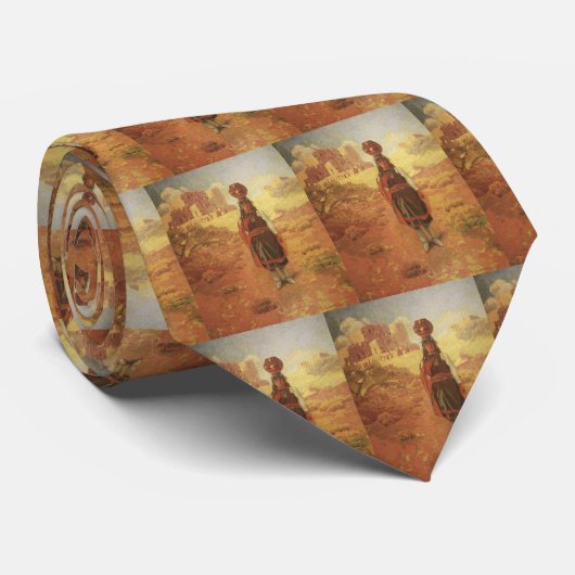 ヴィンテージインディアンウォーターキャリアバイEWロリンズ ネクタイ (ロール)