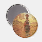 ヴィンテージインディアンウォーターキャリアバイEWロリンズ マグネット (正面/裏面)