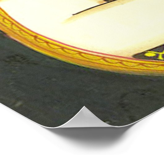 ヴィンテージインディアンウーマンムガルアート ポスター (角)