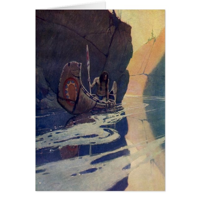 ヴィンテージインディアンカヌパドリングサンクラシック (正面)