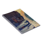 ヴィンテージインディアンカヌパドリングサンクラシック ノートブック (右側)