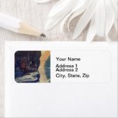 ヴィンテージインディアンカヌパドリングサンクラシック ラベル (インサイチュ)