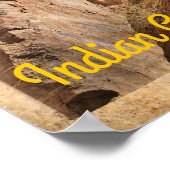 ヴィンテージインディアンキャニオンズトラベルポスター ポスター (角)