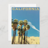 ヴィンテージインディアンキャニオンズパーム春トラベル インビテーションポストカード (正面/裏面)