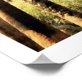 ヴィンテージインディアンキャニオンズパーム春旅行ポスター ポスター (角)