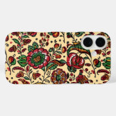 ヴィンテージインディアンコットンチンツ生地 Case-Mate iPhoneケース (裏面 (横))