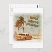 ヴィンテージインディアンショアーズビーチシーン ポストカード (正面/裏面)