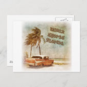 ヴィンテージインディアンショアーズビーチシーン ポストカード (正面/裏面)