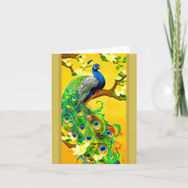 ヴィンテージインディアンブルーピーコック シーズンカード