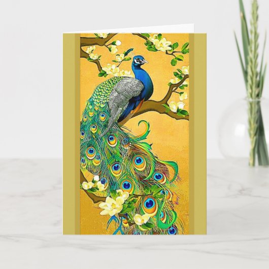 ヴィンテージインディアンブルーピーコック シーズンカード (正面)