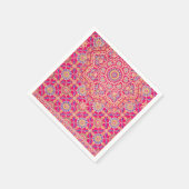 ヴィンテージインディアン刺繍模様 スタンダードカクテルナプキン (角)