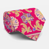 ヴィンテージインディアン刺繍模様 ネクタイ (ロール)