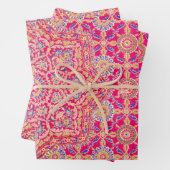 ヴィンテージインディアン刺繍模様 ラッピングペーパーシート (インサイチュ)