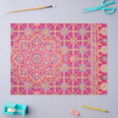 ヴィンテージインディアン刺繍模様 薄葉紙 (クラフト)