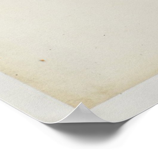 ヴィンテージインディアン果実こうもりイラストレーション(1782) ポスター (角)