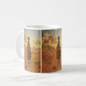 ヴィンテージインディアン水搬送(EW Rollins) コーヒーマグカップ (正面左)