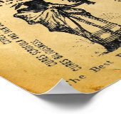 ヴィンテージインディアン血シロップスネーク油プリント ポスター (角)