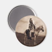 ヴィンテージインディアン軍司令官 マグネット (正面/裏面)