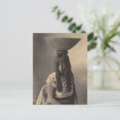 ヴィンテージインディアン:イエローフェザー,マリコパ – ポストカード (スタンド正面)