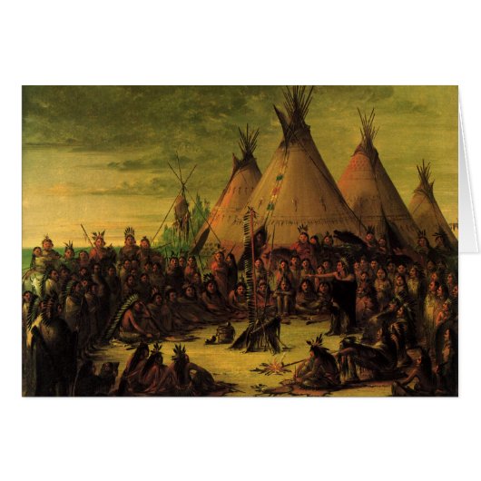 ヴィンテージインディアン、スー戦争評議会バイキャリン (正面横)