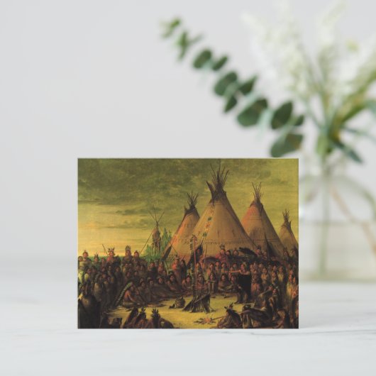 ヴィンテージインディアン、スー戦争評議会バイキャリン (スタンド正面)