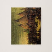 ヴィンテージインディアン、スー戦争評議会バイキャリン ジグソーパズル (縦)