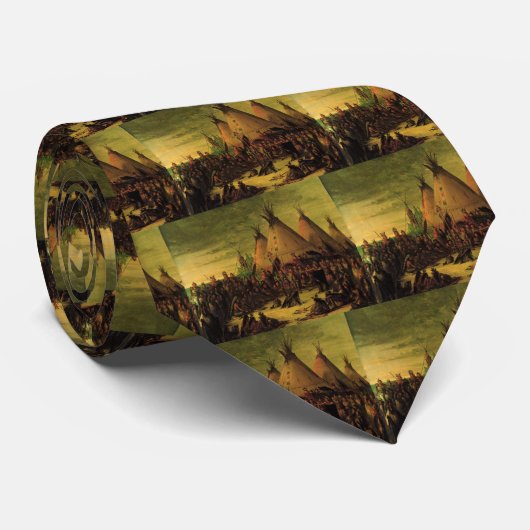 ヴィンテージインディアン、スー戦争評議会バイキャリン ネクタイ (ロール)