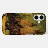 ヴィンテージインディアン、スー戦争評議会バイキャリン Case-Mate iPhoneケース (裏面 (横))