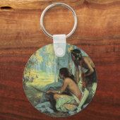 ヴィンテージインディアン、タオスターキーズバイクース キーホルダー (正面)