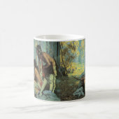 ヴィンテージインディアン、タオスターキーズバイクース コーヒーマグカップ (中央)