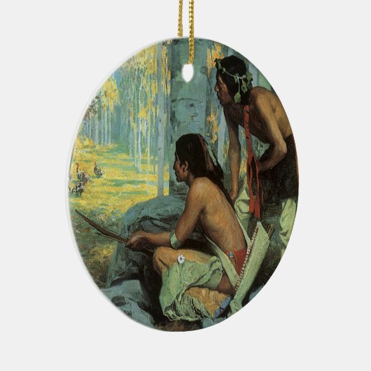 ヴィンテージインディアン、タオスターキーズバイクース セラミックオーナメント (右)