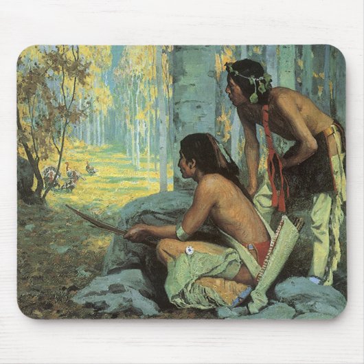 ヴィンテージインディアン、タオスターキーズバイクース マウスパッド (正面)