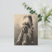 ヴィンテージインディアン:ハッブルビッグホース，シェイン –  ポストカード (スタンド正面)