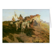 ヴィンテージインディアン、プレーリーの遊牧民、セルツァー (正面横)