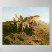 ヴィンテージインディアン、プレーリーの遊牧民、セルツァー ポスター (正面)