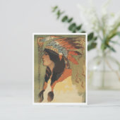 ヴィンテージインディアン ポストカード (スタンド正面)