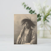 ヴィンテージインディアン: Antoine Moise, Flathead - ポストカード (スタンド正面)