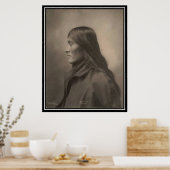 ヴィンテージインディアン: Bartelda, Apache - ポスター (キッチン)