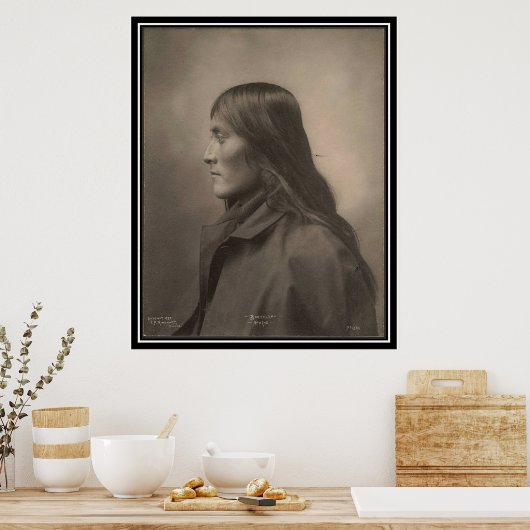 ヴィンテージインディアン: Bartelda, Apache - ポスター (キッチン)