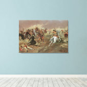 ヴィンテージインディアン、CM Russellによる覇権 キャンバスプリント (インサイチュ (ウッドフロア))