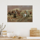 ヴィンテージインディアン、CM Russellによる覇権 ポスター (キッチン)