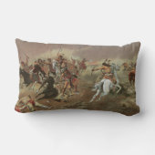 ヴィンテージインディアン、CM Russellによる覇権 ランバークッション (裏面)