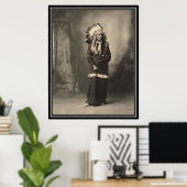 ヴィンテージインディアン: Eagle Bear, Soux - ポスター (ホームオフィス)