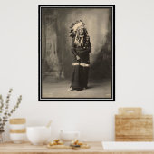 ヴィンテージインディアン: Eagle Bear, Soux - ポスター (キッチン)