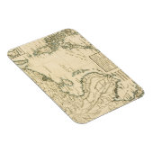 ヴィンテージインドの地図 |インディアン海 マグネット (右側)