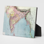 ヴィンテージインドの地図 | 1877 フォトプラーク (側面)