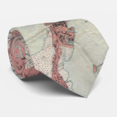 ヴィンテージインドの地図（1895年） ネクタイ (ロール)