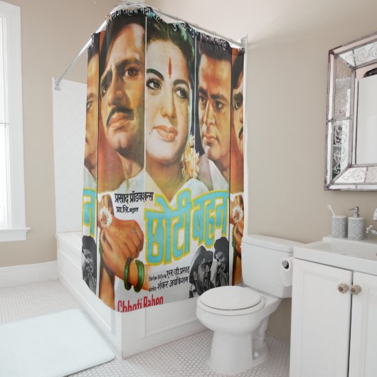 ヴィンテージインドシャワーカーテン シャワーカーテン (インサイチュ)